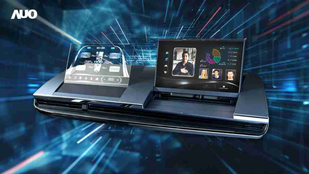 红龙扑克Micro LED Display HMI解决方案打造透明Micro LED前座仪表，，，，呈现信息并保留驾驶视野开阔；亦为副驾驶座乘客打造收放自如的Micro LED屏幕，，，，在不影响显示质量的前提于显示区内建镜头，，，让用户能与视讯对象直接眼神接触，，，，提供绝佳的双向沟通体验